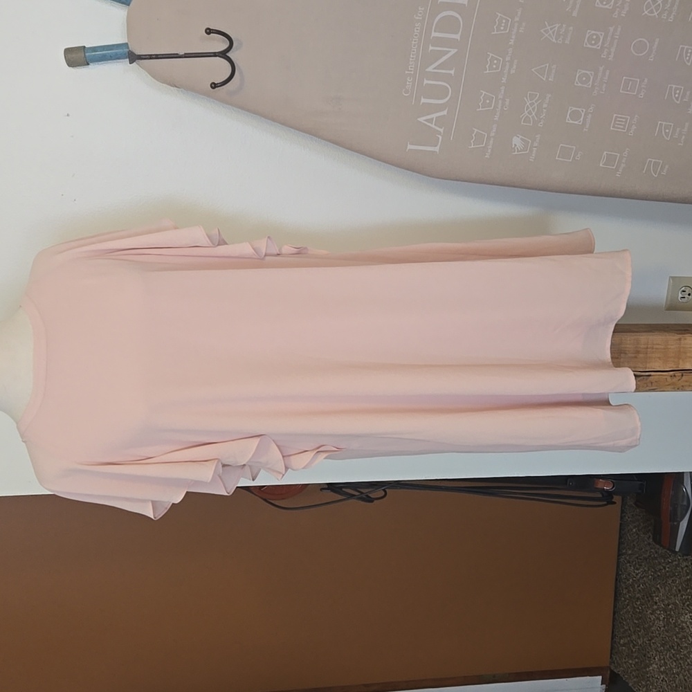 Blush Pink butterfly sleeve dress. EASTER READY